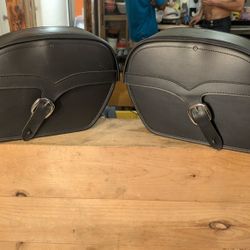 Custom Made Leather Saddlebags