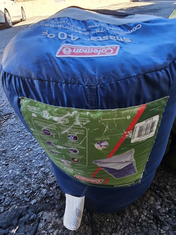 2 COLMAN 40DEGREE SLEEPING BAGS