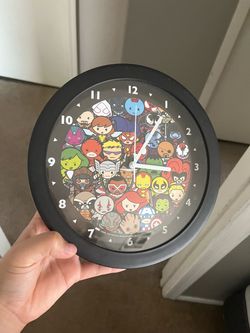Superhero wall clock