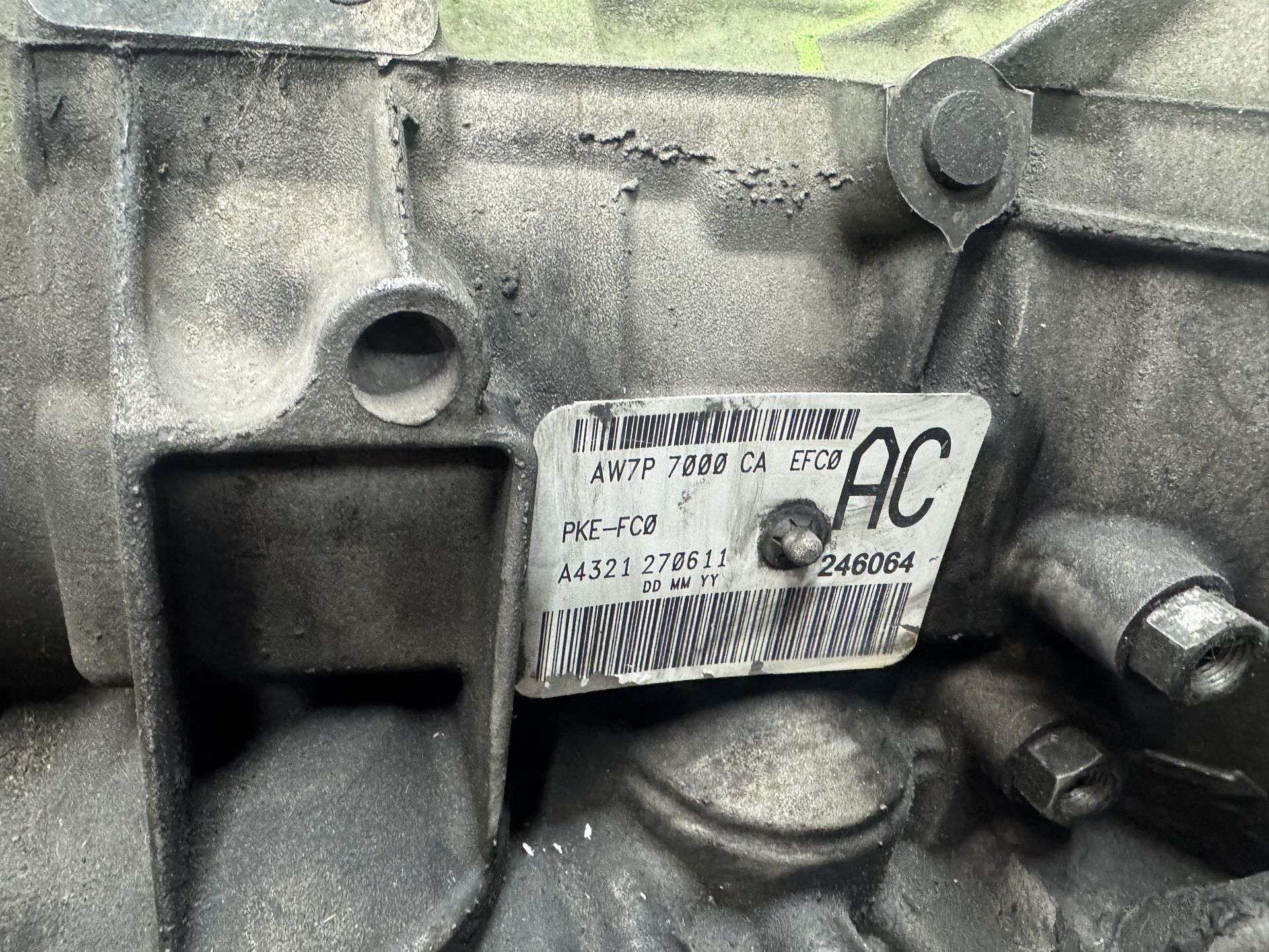 2011 Crown Vic Transmission