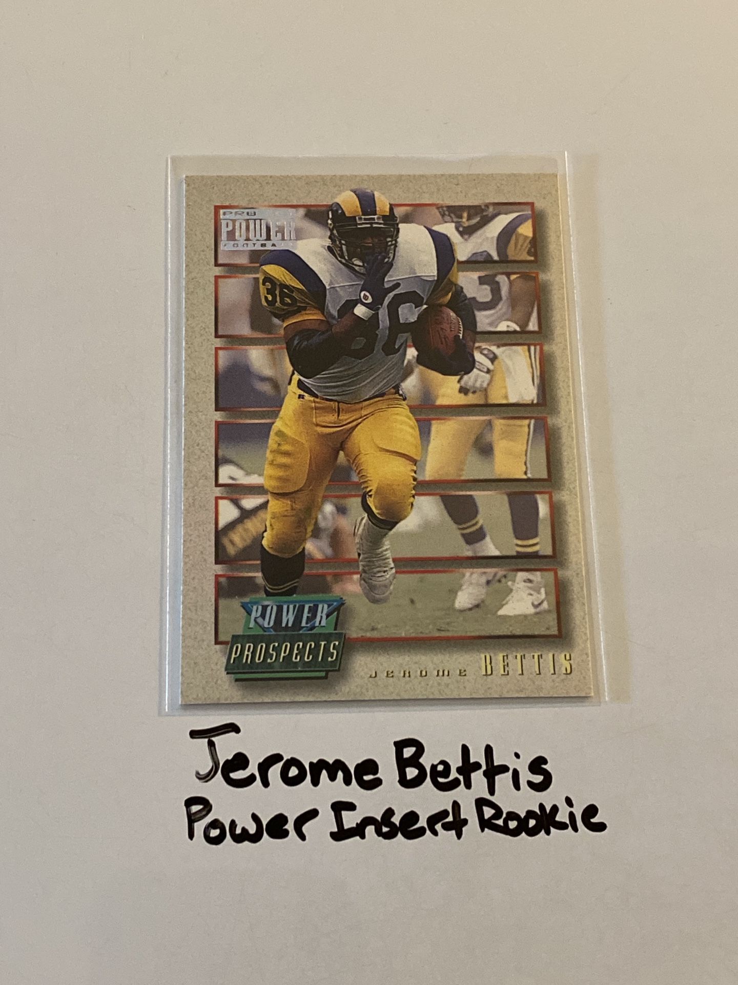 Jerome Bettis Los Angeles Rams Hall of Fame RB Pro Set Short Print Insert  Rookie Card. for Sale in San Jose, CA - OfferUp