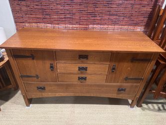 Oak Buffet, Craftsman Style