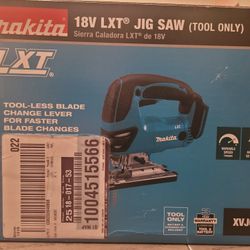 New Makita 18V LXT Jig Saw XVJ03Z (Tool Only)