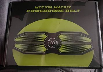 Motion Matrix PowerCore Belt electronic abdominal muscle stimulator (EMS) fitness belt core toner