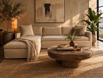 Cisco Home Feathered Down Sectional Sofa Couch (Like New)