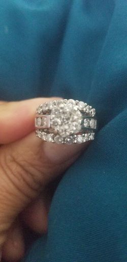 1 Karat  White Gold Wedding Ring