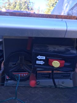 Craftsman 10 In Table saw With Stand