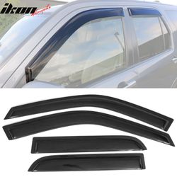 Fits 2002-2006 Honda CR-V Acrylic Window Visor Vent Sun Shade Rain Guard Deflector