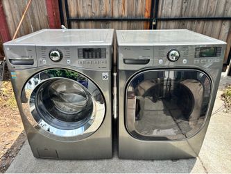 LG  electric washer and dryer with free delivery