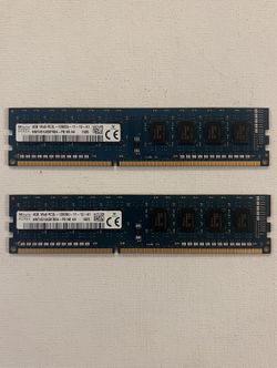 4GB 1Rx8 PC3L-12800U-11-13-A1 RAM