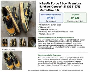 Pair of shoes Nike Vintage