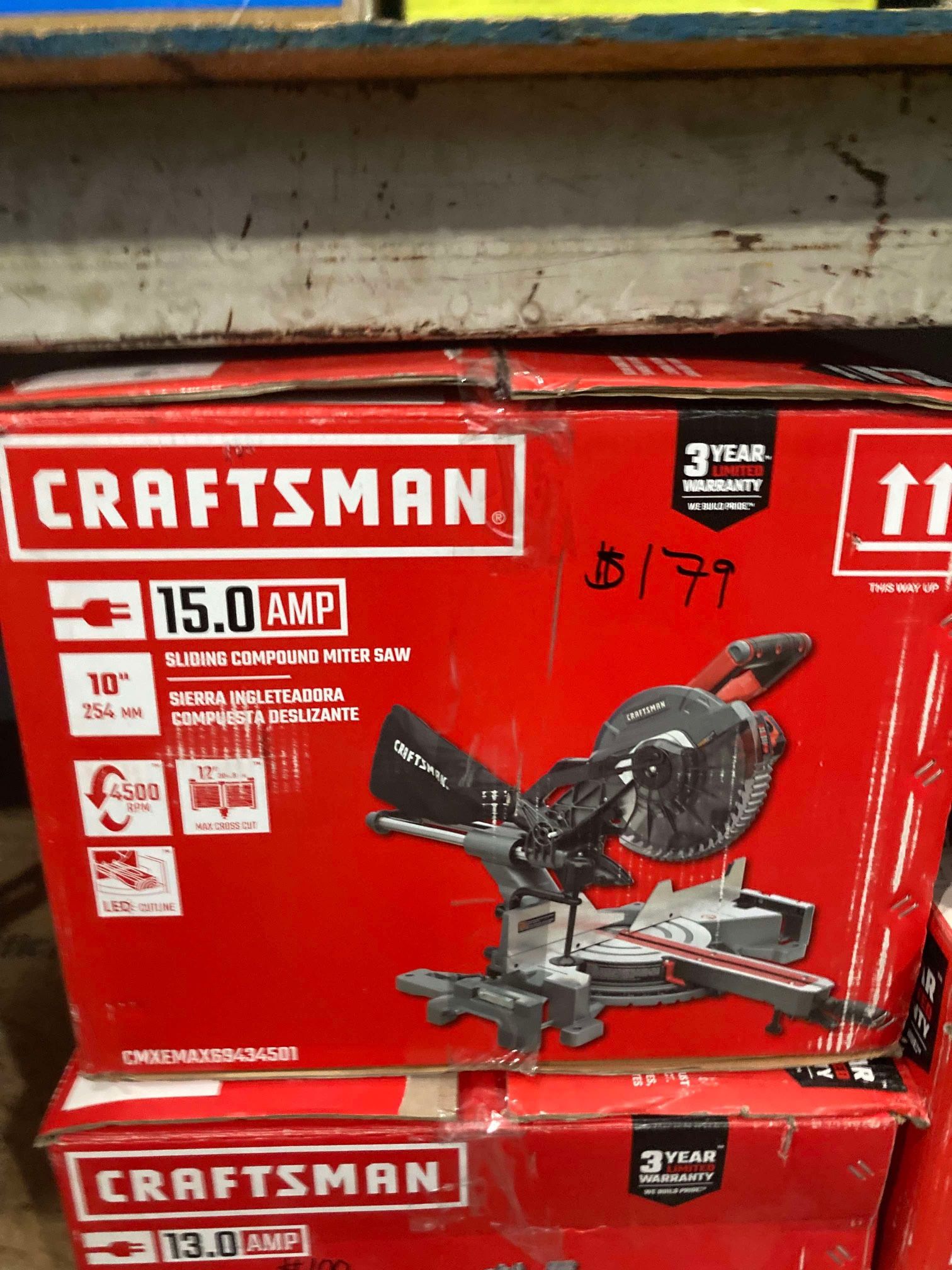 Craftsman 10in Sliding Compound Miter Saw