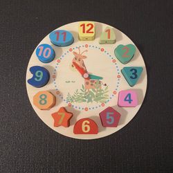 Puzzle Clock For Toddlers