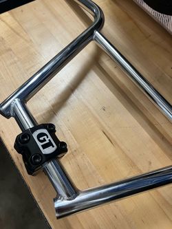 BMX FREESTYLE CHROMOLY HANDLEBAR 22.2MM CHROME