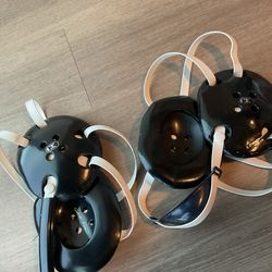 Cliff KEEN Wrestling Headgear (2) Both Has Chin Strap And Chin Cup