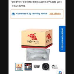 Ford super heavy duty headlights driver side