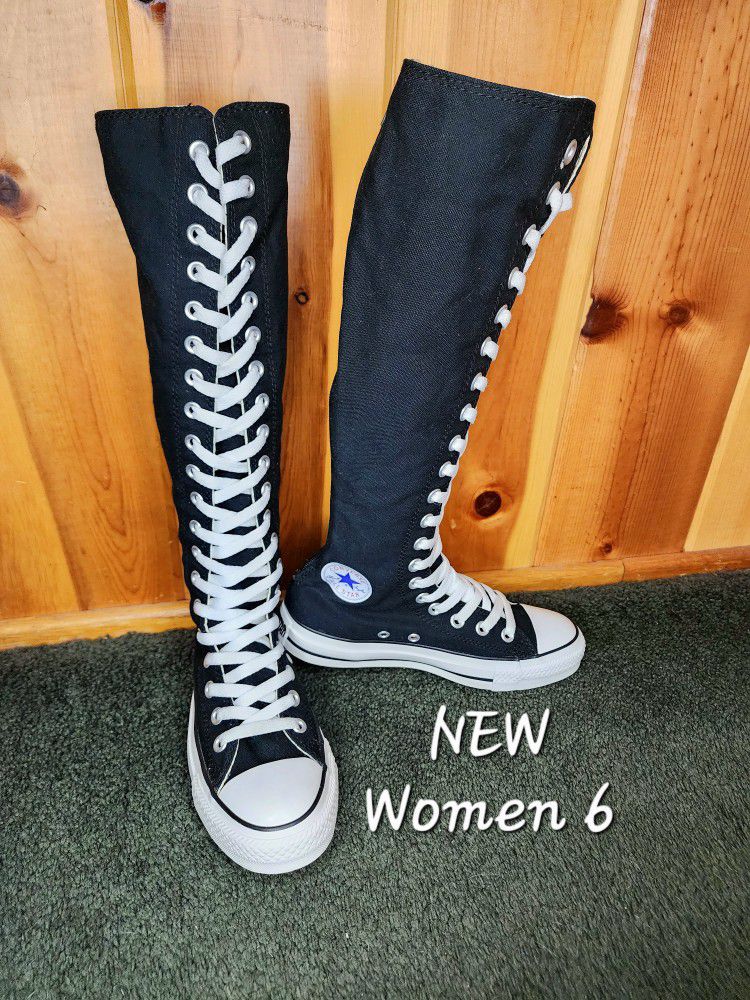 Kaal Dankbaar Meander RARE NEW Vintage Converse All Star Knee High XX-HI Women 6 for Sale in  Running Springs, CA - OfferUp