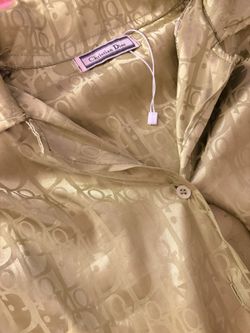 Authentic Christian Dior Button Up