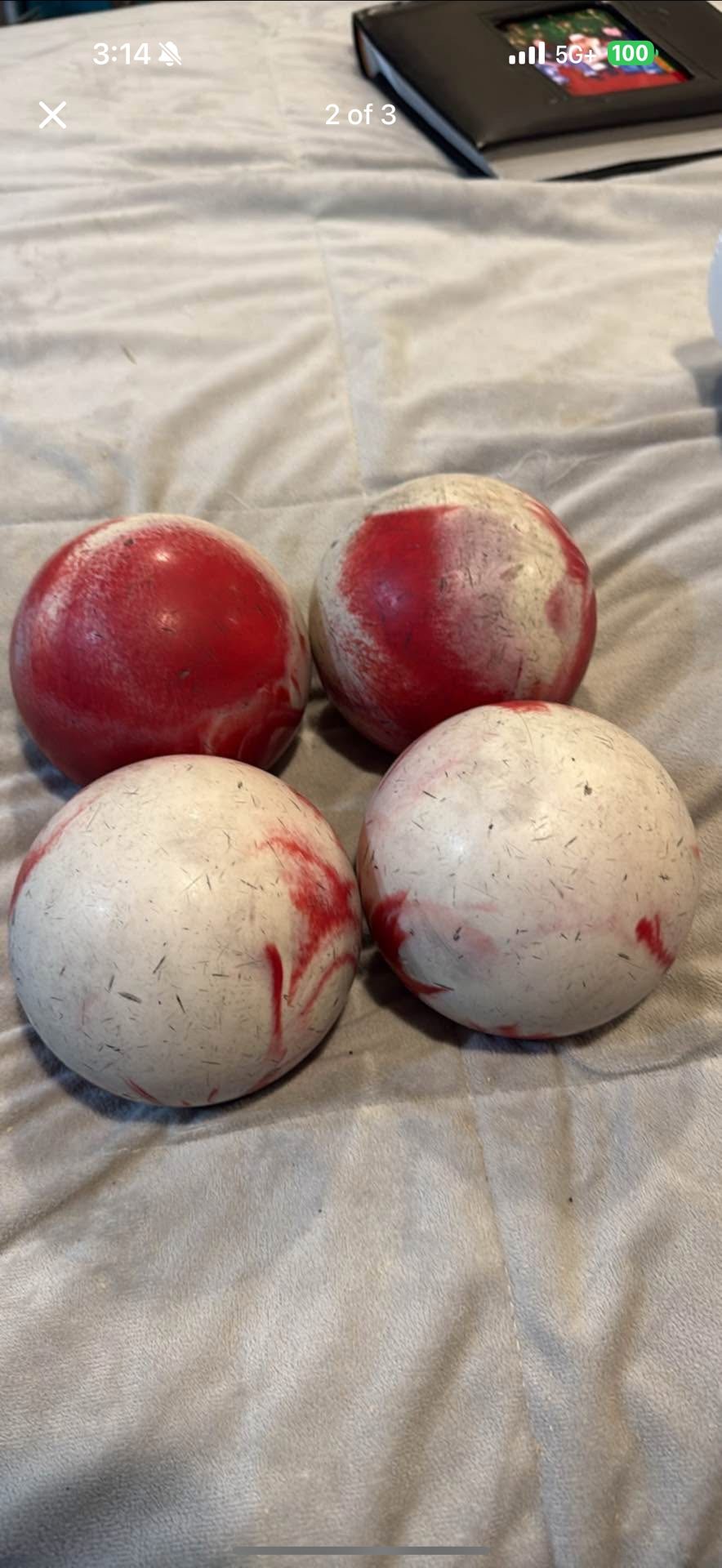 Set Of Candle Pin Balls