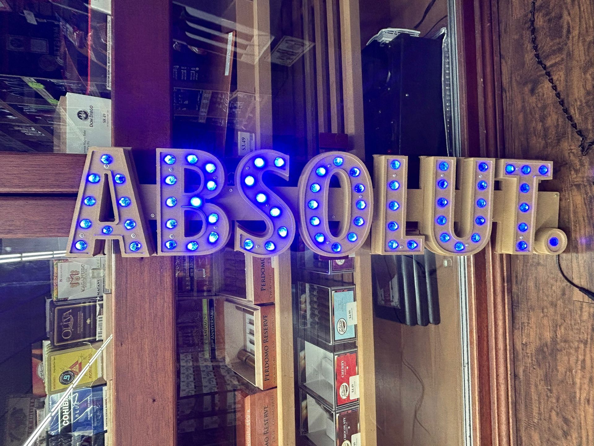 Absolut Light Up Sign