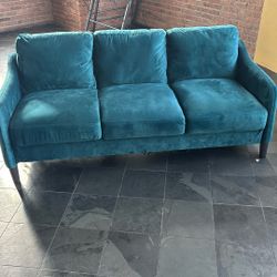 2 Teal Couches Free