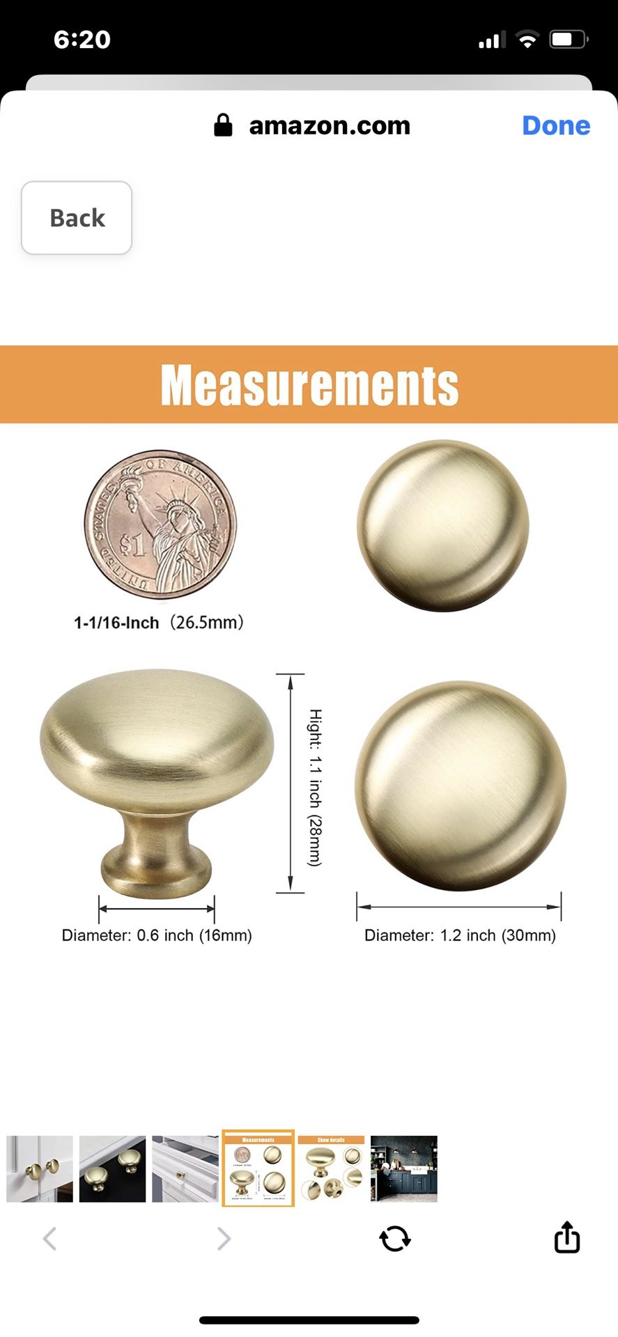 Cabinet Knobs.