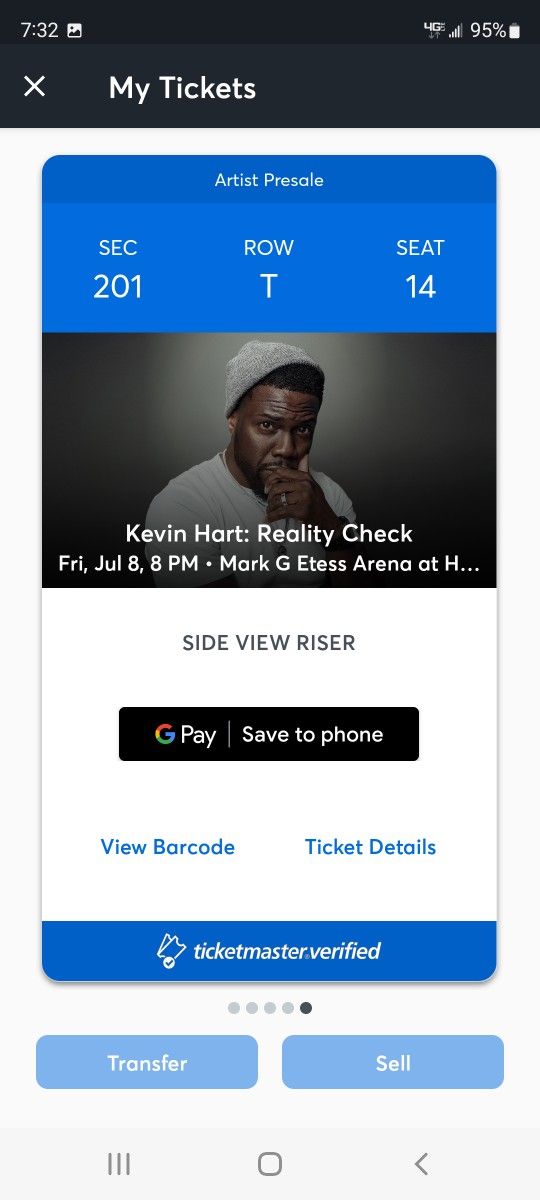 2 Tickets for Kevin Hart at the Hard Rock in Atlantic City