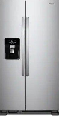 33inch Wide Whirlpool Side By Side Refrigerator w) Ice Maker