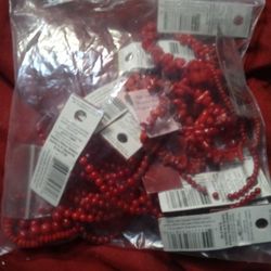Bag Of Red Corral Beads Lots Of Beads And Styles