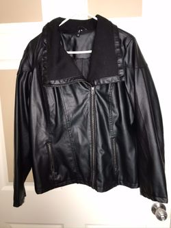 Leather jacket XL