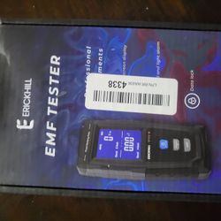 ERICKHILL EMF Meter, Rechargeable Digital Electromagnetic Field Radiation Detector Hand-held Digital LCD EMF Detector, Great Tester for Home EMF Inspe