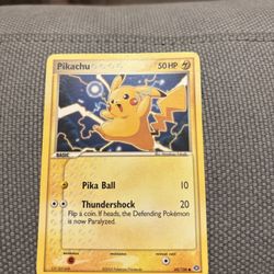 Pikachu pika Ball thunder shock 60-106 2005