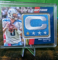 2012 Topps Captain's Patch Matt Hasselback 