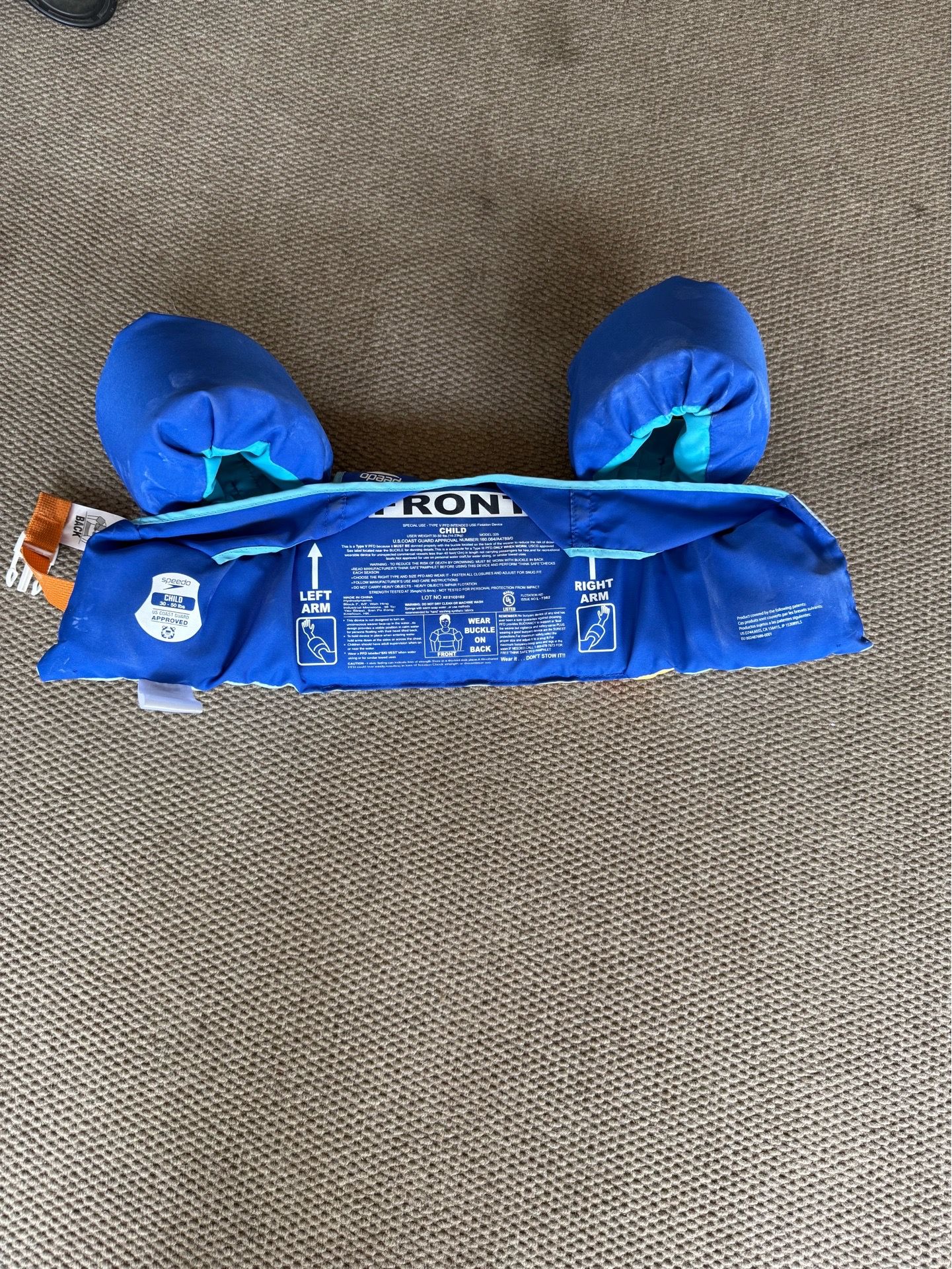 Kids water wings