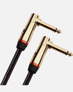 Monster Cable Prolink Rock Pro Audio Instrument Cable, Angle to Angle 8 in.