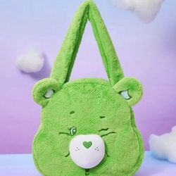 Green Carebear Plush Purse