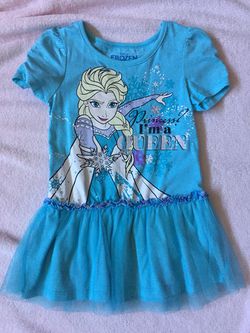 Elsa “Frozen” shirt with tutu
