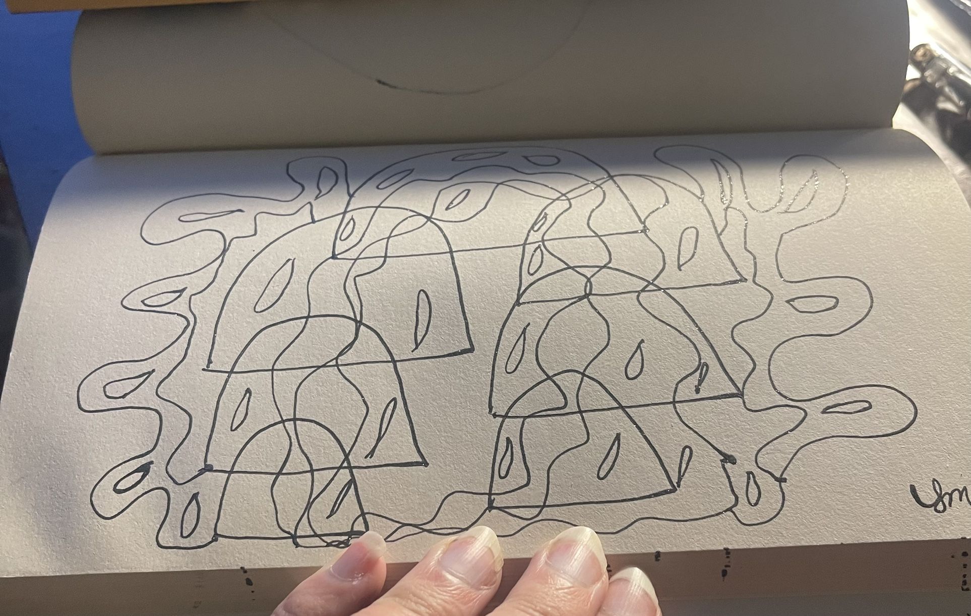 Unique Abstract Drawing Art