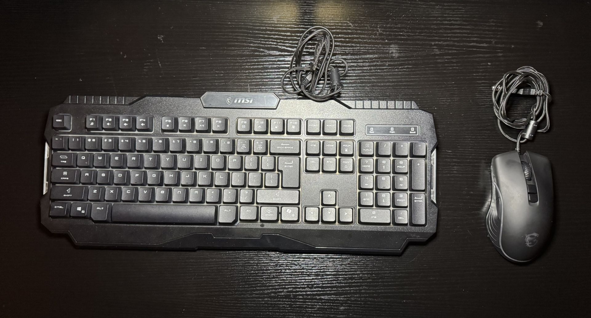 MSI RGB Gaming Keyboard And Mouse