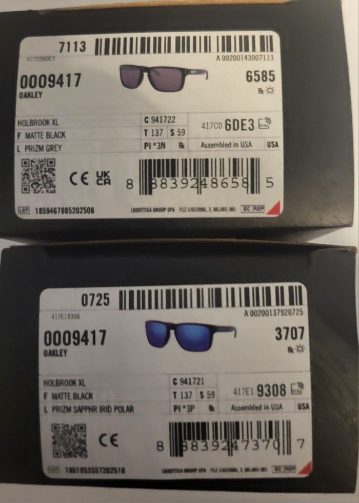 Oakley Holbrook XL $80ea