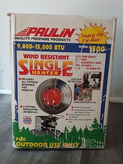 Propane Tank Top Heater