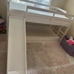 Bunk bed with slide