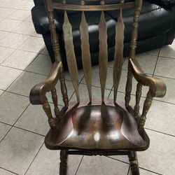 Antique Wooden Rocking Chair