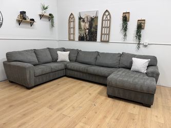 Gray Sectional Couch - Free Delivery