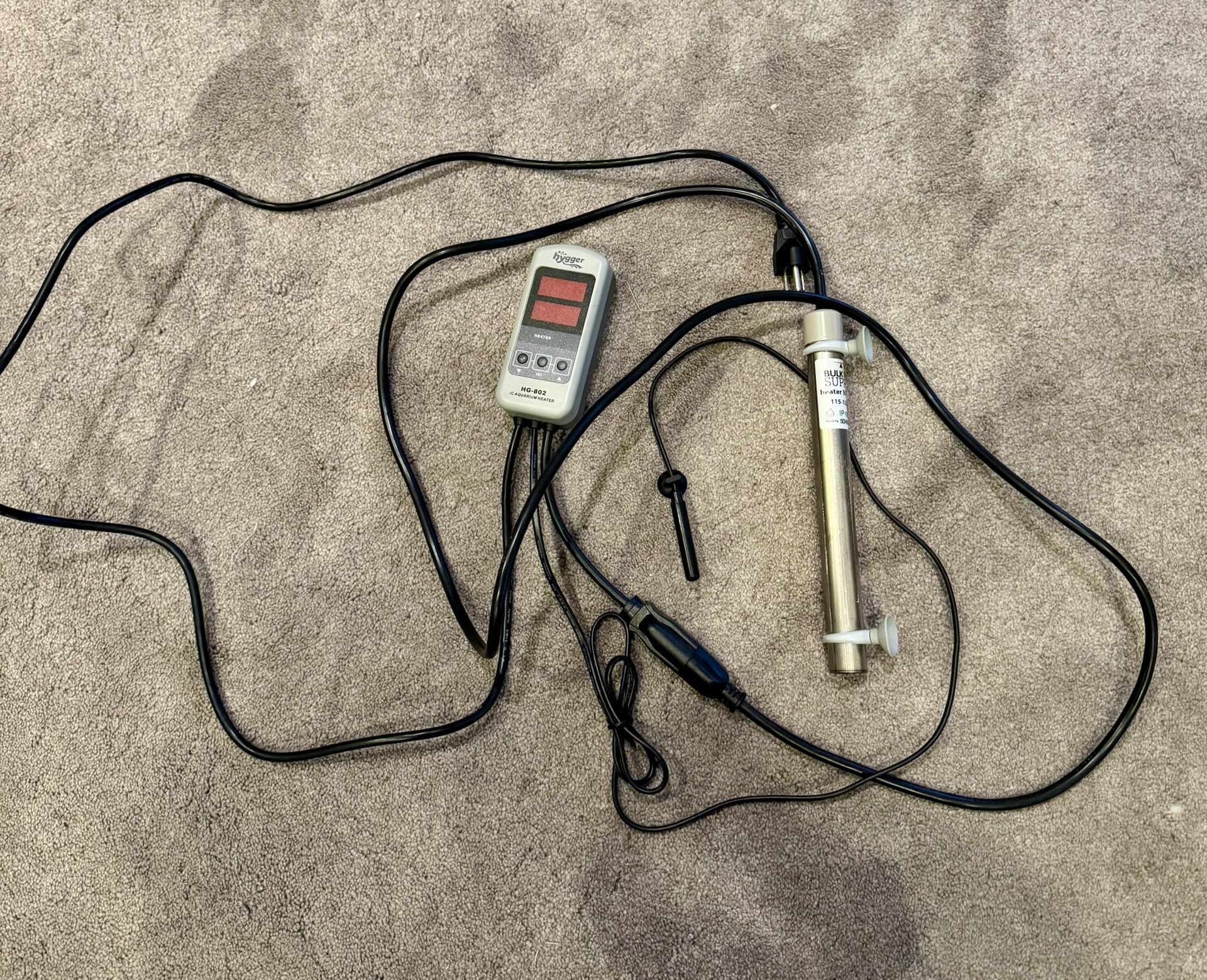 Hygger HG802 Titanium Tube Submersible Pinpoint Aquarium Heater