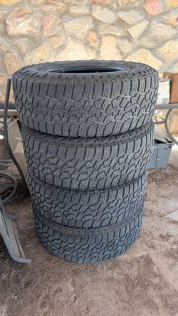 265/70R17 Falken Wildpeak AT3W tires