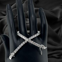 Tennis Bracelet In 14k White Gold