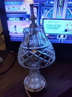 Small glass lamps