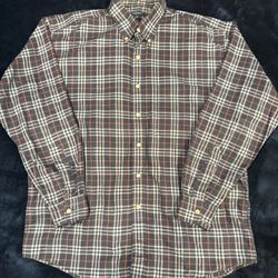 Burberry Checkered Button Up Shirt