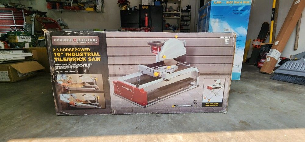 10 Inch Wet Tile Saw (New)